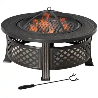 Netto Marken-Discount Outsunny Feuerschale Stahl, Polyester Angebot