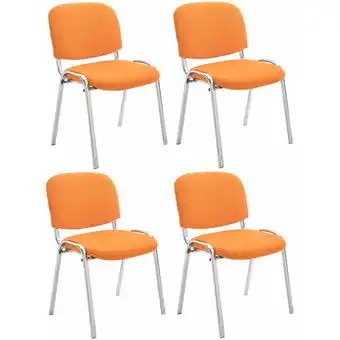 Netto Marken-Discount CLP 4er Set Stühle Ken Chrom Stoff I Gepolsterte Sitzfläche Angebot