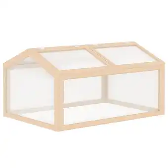Netto Marken-Discount Outsunny Frühbeet Tannenholz, PC-Platte Angebot