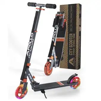 Netto Marken-Discount Apollo LED City Roller mit Federung Scooter Skyracer Angebot