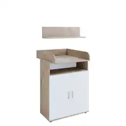Netto Marken-Discount nonjoo. Babyzimmer Lani Kommode mit Wickelaufsatz und Wandboard Angebot