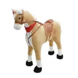 Netto Marken-Discount Pink Papaya Stehpferd für Kinder zum Reiten Sternchen 105 cm Angebot