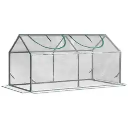 Netto Marken-Discount Outsunny Gewächshaus PVC, Stahl Angebot