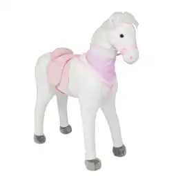 Netto Marken-Discount Pink Papaya Stehpferd für Kinder zum Reiten Luna 105 cm Angebot
