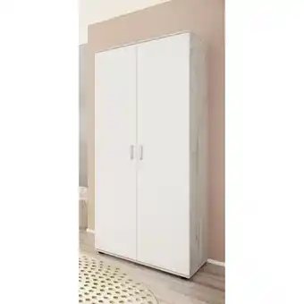 Netto Marken-Discount nonjoo. Babyzimmer Lani Kleiderschrank 2-trg., mit Fachböden und Kleiderstange Angebot