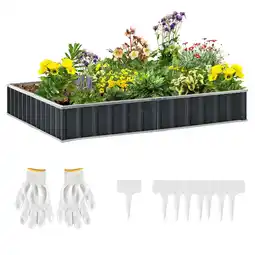 Netto Marken-Discount Outsunny Hochbeet Stahl Angebot