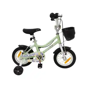 Netto Marken-Discount Makani Kinderfahrrad 12 Zoll Pali Stützräder Klingel Sitz und Lenker verstellbar grün Angebot