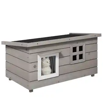 Netto Marken-Discount PawHut Katzenhaus Tannenholz Angebot