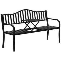 Netto Marken-Discount Outsunny Gartenbank Metallrahmen Angebot