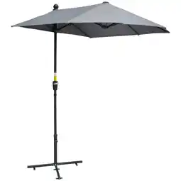 Netto Marken-Discount Outsunny Sonnenschirm Stahl, Polyesterstoff Angebot