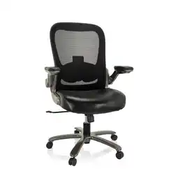 Netto Marken-Discount hjh OFFICE XXL Drehstuhl INSTRUCTOR T I Kunstleder/Netzstoff mit abklappbaren Armlehnen Angebot