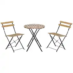 Netto Marken-Discount Outsunny Gartenmöbel-Set Metall, Kiefernholz Angebot