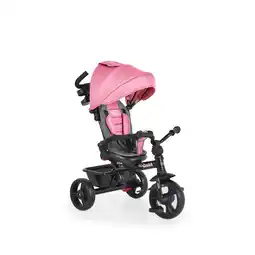 Netto Marken-Discount Byox Dreirad Tricycle Quick, Sitz drehbar, EVA-Reifen, Schiebestange, klappbar pink Angebot