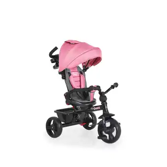 Netto Marken-Discount Byox Dreirad Tricycle Quick, Sitz drehbar, EVA-Reifen, Schiebestange, klappbar pink Angebot
