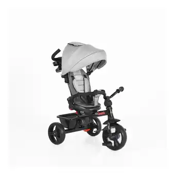Netto Marken-Discount Byox Dreirad Tricycle Quick, Sitz drehbar, EVA-Reifen, Schiebestange, klappbar hellgrau Angebot