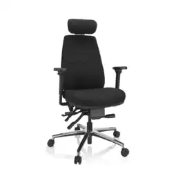 Netto Marken-Discount hjh OFFICE Profi Bürostuhl PHOENIX PRO I Stoff mit Armlehnen (höhenverstellbar) Angebot