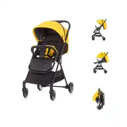 Netto Marken-Discount Chipolino, Kinderwagen Buggy Clarice Rückenlehne verstellbar klappbar Sonnendach gelb Graffiti Angebot
