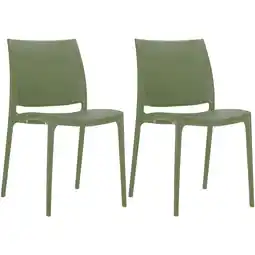 Netto Marken-Discount CLP 2er Set Stühle Maya I Wetterbeständige Stapelstühle bis zu 130 kg belastbar Angebot
