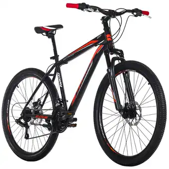 Netto Marken-Discount KS Cycling Mountainbike Hardtail 26 Zoll Catappa schwarz-rot Angebot