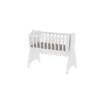 Netto Marken-Discount Lorelli Babywiege, Babyschaukel First Dreams 4 Räder, Bremsen, umbaubar in weiß Angebot