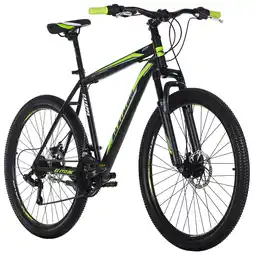 Netto Marken-Discount KS Cycling Mountainbike Hardtail 26 Zoll Catappa schwarz-grün Angebot