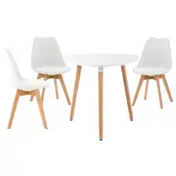 Netto Marken-Discount CLP Sitzgruppe Libanera I 3X Stuhl Linares + 1X Tisch Abenra Angebot