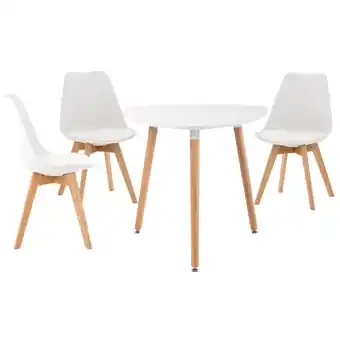 Netto Marken-Discount CLP Sitzgruppe Libanera I 3X Stuhl Linares + 1X Tisch Abenra Angebot