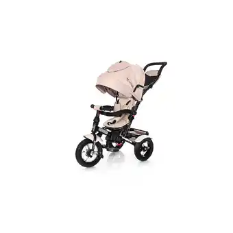 Netto Marken-Discount Lorelli Tricycle Neo 4 in 1 Luftreifen, Schiebestange, Sitz drehbar, verstellbar beige-schwarz Angebot