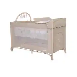 Netto Marken-Discount Lorelli Reisebett Noemi 2 Ebenen, Wickelauflage, Spielbogen, Tragetasche, Räder braun Angebot