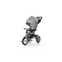Netto Marken-Discount Lorelli Tricycle Neo 4 in 1 Luftreifen, Schiebestange, Sitz drehbar, verstellbar grau/schwarz Angebot