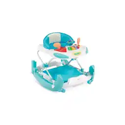Netto Marken-Discount Bertoni Lauflernhilfe und Wippe W1224CE 3 in 1 höhenverstellbar, Musik, Licht blau Angebot