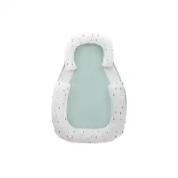 Netto Marken-Discount Kikkaboo Baby Lagerungskissen 60 x 40 cm Memory Foam, Baumwolle, rutschfest grün Angebot