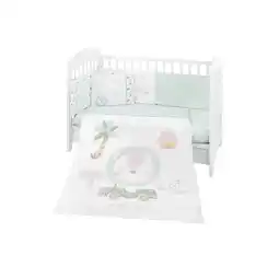 Netto Marken-Discount Kikkaboo Babybettwäsche 6-tlg. Decke 135 x 95 cm Kissen 45 x 35 cm Laken Bezüge grün Angebot
