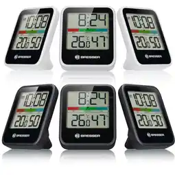 Netto Marken-Discount BRESSER Climate Monitor Thermo-Hygrometer DCF 3er-Set Farbe: weiss Angebot
