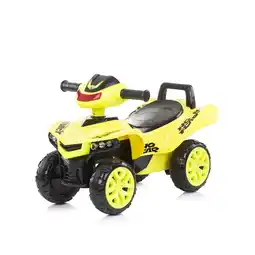 Netto Marken-Discount Chipolino Rutschauto, Quad ATV Lenkrad, Musikfunktion, Stauraum unter dem Sitz gelb Angebot