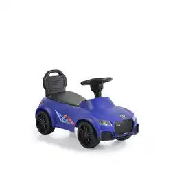 Netto Marken-Discount Moni Kinder Rutschauto Victory 321, Musikfunktion, Staufach unter dem Sitz blau Angebot