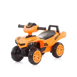 Netto Marken-Discount Chipolino Rutschauto, Quad ATV Lenkrad, Musikfunktion, Stauraum unter dem Sitz orange Angebot