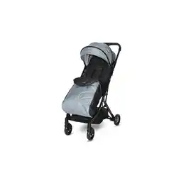 Netto Marken-Discount Lorelli Kinderwagen Myla Aluminiumrahmen Korb Fußsack klappbar mit Zusatzgriff hellblau Angebot