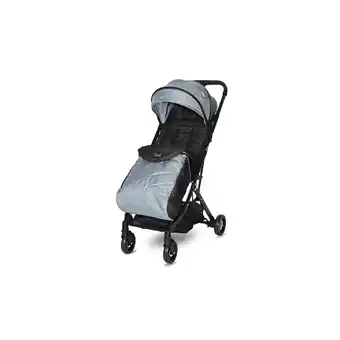 Netto Marken-Discount Lorelli Kinderwagen Myla Aluminiumrahmen Korb Fußsack klappbar mit Zusatzgriff hellblau Angebot