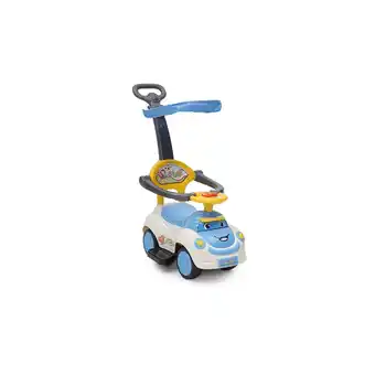 Netto Marken-Discount Rutschauto SMILE 3 in 1, Schubstange, Sonnendach, Fußstützen, Sicherheitsbügel blau Angebot