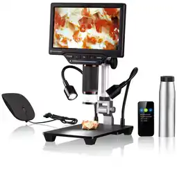Netto Marken-Discount BRESSER WLAN 1.080P Digital-Mikroskop 2L mit LCD-Bildschirm Angebot