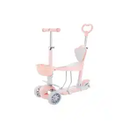 Netto Marken-Discount Makani Kinderroller, Dreirad, Laufrad, BonBon 4 in 1, mit Schiebestange, Korb rosa Angebot