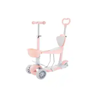 Netto Marken-Discount Makani Kinderroller, Dreirad, Laufrad, BonBon 4 in 1, mit Schiebestange, Korb rosa Angebot