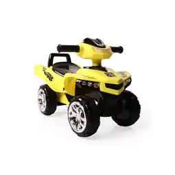 Netto Marken-Discount Rutscher, Kinderquad No Fear JY-Z05 mit Musikfunktion, ab 18 Monate bis 25 kg gelb Angebot