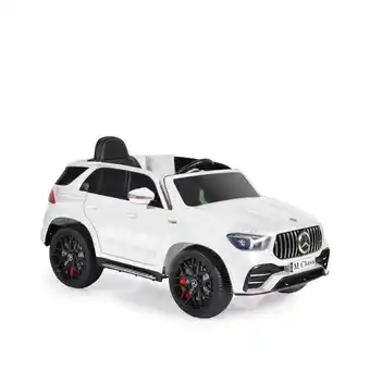 Netto Marken-Discount Moni Kinder Elektroauto Mercedes M Klasse W166, EVA-Reifen, Fernbedienung, Musik weiß Angebot