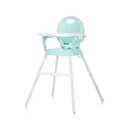 Netto Marken-Discount Chipolino Hochstuhl 3 in 1 Bonbon, Sitzerhöhung, Fußstütze, Tablett verstellbar türkis Angebot
