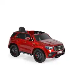 Netto Marken-Discount Moni Kinder Elektroauto Mercedes M Klasse W166, EVA-Reifen, Fernbedienung, Musik rot Angebot