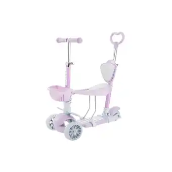 Netto Marken-Discount Makani Kinderroller, Dreirad, Laufrad, BonBon 4 in 1, mit Schiebestange, Korb lila Angebot