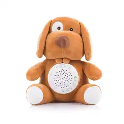 Netto Marken-Discount Chipolino Musik Plüschtier mit Projektor 12 verschiedene Melodien Lichtanzeige braun Angebot