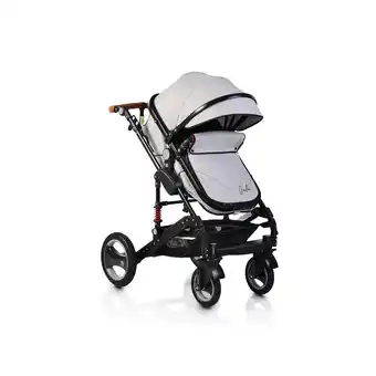 Netto Marken-Discount Moni Kinderwagen Gala Tragetasche Sportsitz umbaubar Wickeltasche Sitz umkehrbar hellgrau Angebot